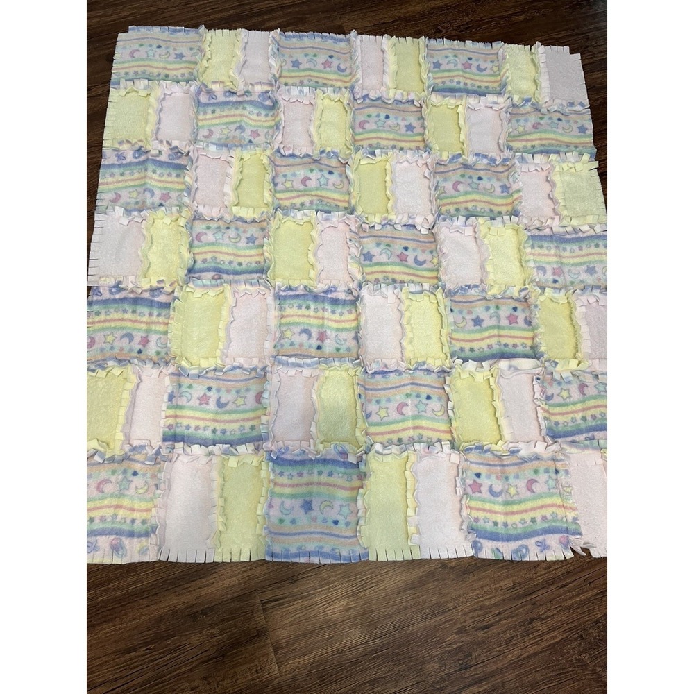 Fleece Shaggy Blanket Throw For Adults /Kids 48" x 51" Craft Homemade Multicolor